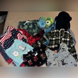 Kids' Clothing Bundle with Cartoon Prints